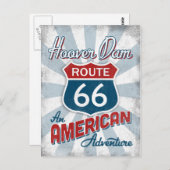 Hoover Dam Route 66  Amerika Briefkaart (Voorkant / Achterkant)