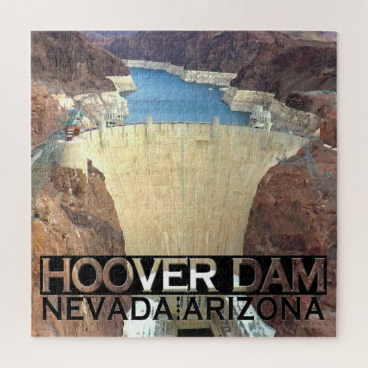 Hoover Dam Square Puzzle Legpuzzel (Verticaal)