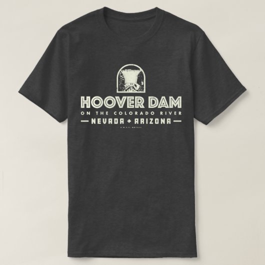 Hoover Dam Tan T-shirt (Design voorkant)