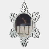 Hoover Dam Tin Sneeuwvlok Ornament (Rechts)