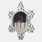 Hoover Dam Tin Sneeuwvlok Ornament (Rechts)