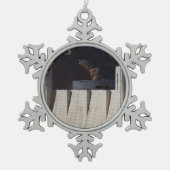 Hoover Dam Tin Sneeuwvlok Ornament (Voorkant)
