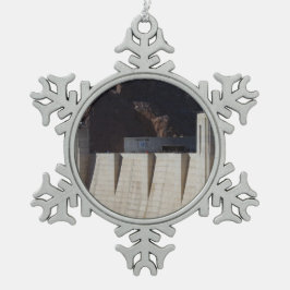 Hoover Dam Tin Sneeuwvlok Ornament
