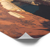 Hoover Dam Travel Art Vintage Poster (Hoek)