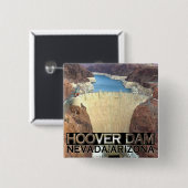 Hoover Dam Vierkante Button 5,1 Cm (Voorkant /achterkant)