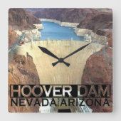 Hoover Dam Vierkante Klok (Voorkant)