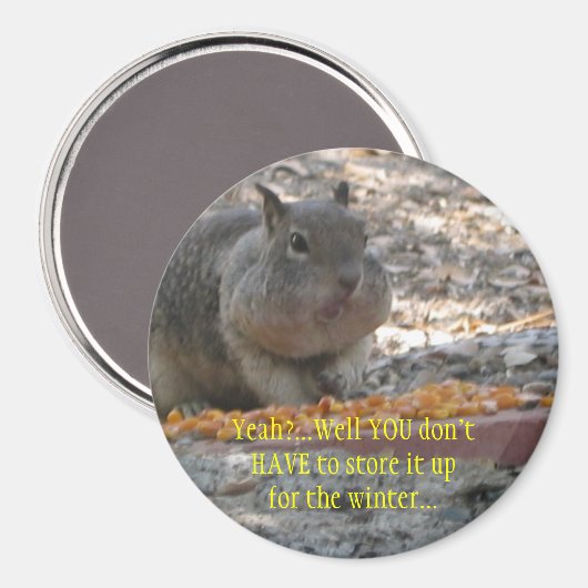 Hoover Eekhoorn Magnet (Voorkant / Achterkant)