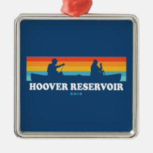 Hoover Reservoir Ohio Canoe Metalen Ornament