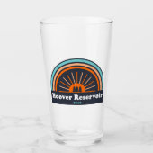 Hoover Reservoir Ohio Rainbow Glas (Voorkant)