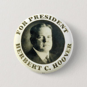 Hoover voor President - Button