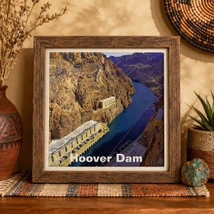 Hooverdam in Arizona Tegeltje