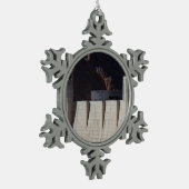 Hooverdam Tin Sneeuwvlok Ornament (Links)