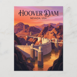 Hooverdam VS Briefkaart