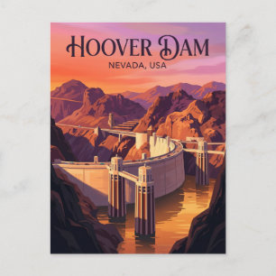 Hooverdam VS Briefkaart