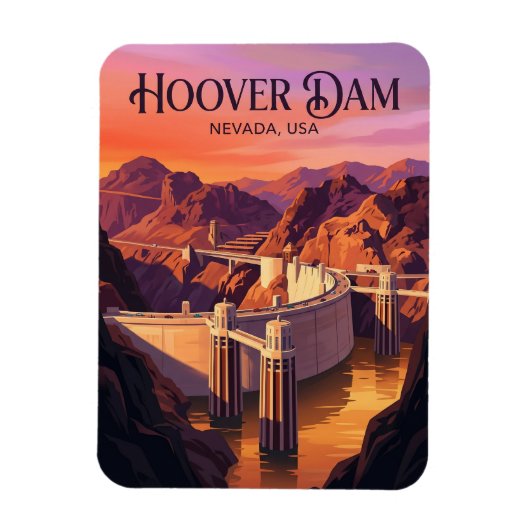 Hooverdam VS Magneet (Verticaal)