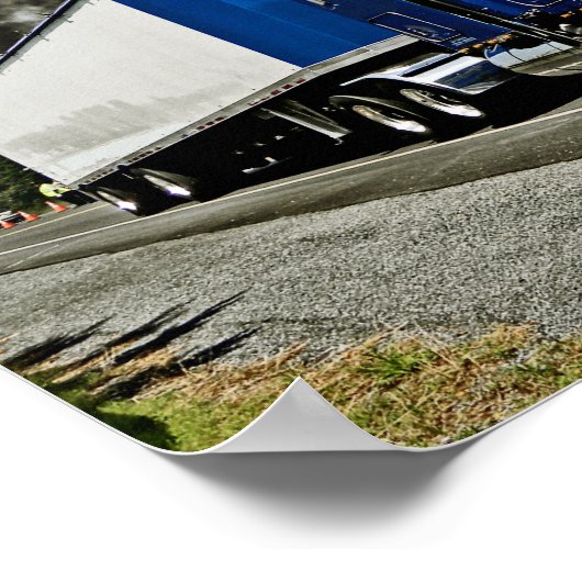 Hoovers Blue 379 Poster (Hoek)