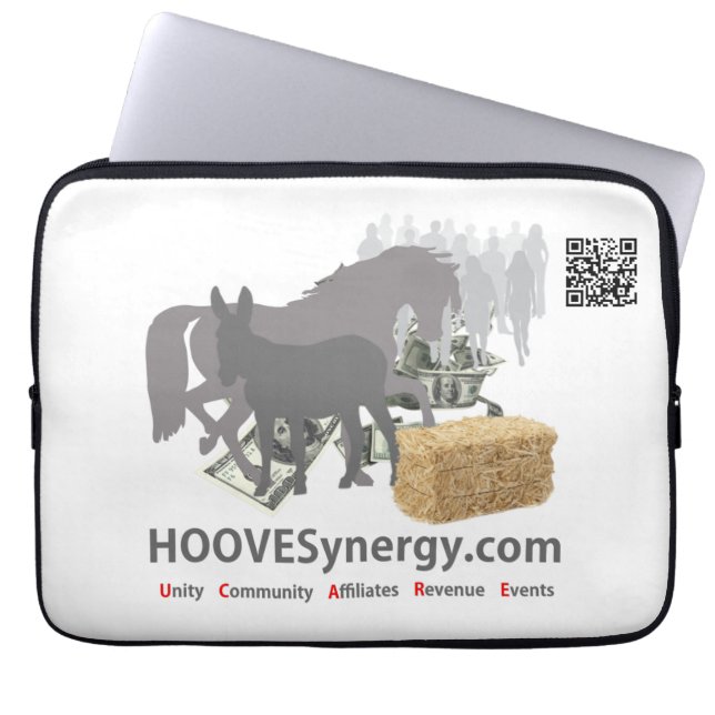 HOOVESynergy - laptophoes van 13 inch Laptop Sleeve (Voorkant)