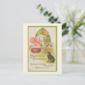 Hoowe'en Pleasures-bobbel voor appels Briefkaart (Staand voorkant)