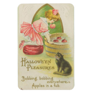 Hoowe'en Pleasures-bobbel voor appels Magneet