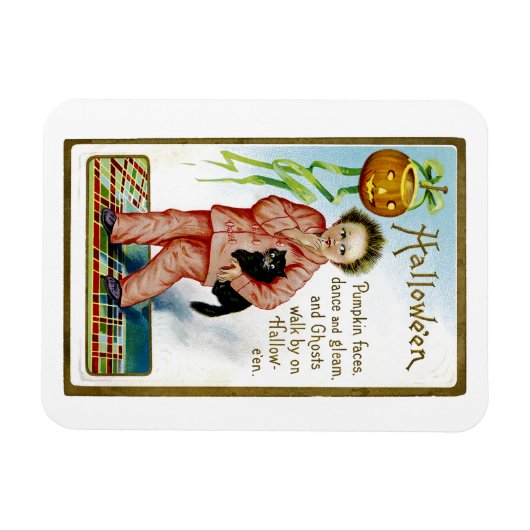 Hoowe'en Pumpkin Faces Magneet (Horizontaal)