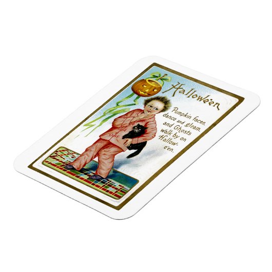 Hoowe'en Pumpkin Faces Magneet (Linkerzijde)