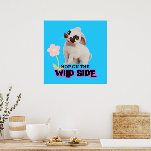 Hop aan de wilde kant poster (Keuken)