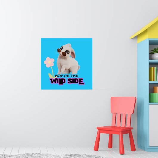 Hop aan de wilde kant poster (Kinderkamer 1)