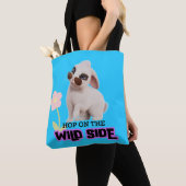 Hop aan de wilde kant tote bag (Dichtbij)