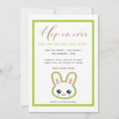 Hop aan over paaseihunt Bunny gepersonaliseerd Kaart (Voorkant)