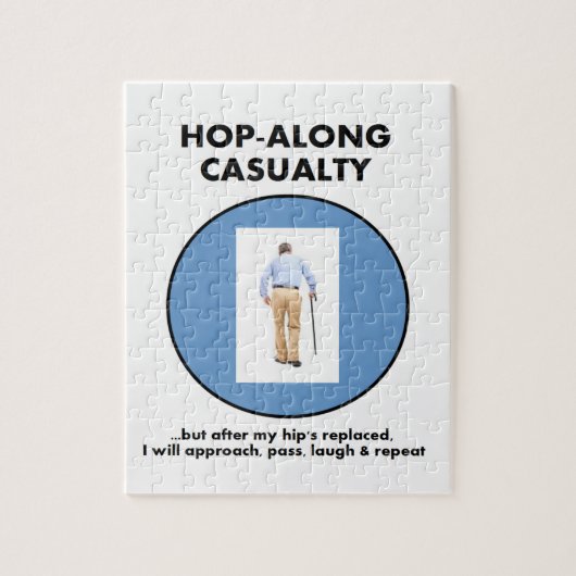 Hop-Along-ongeval - totdat Hip vervangen is Legpuzzel (Verticaal)