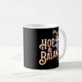 Hop & Balance – Unicycle Bunny Circus Act Koffiemok (Voorkant rechts)
