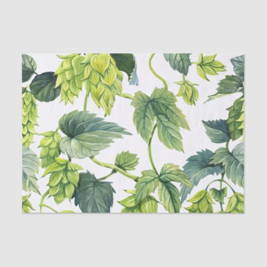 Hop, Biergunst Weefseldocument Tissuepapier (Voorkant)