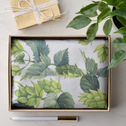 Hop, Biergunst Weefseldocument Tissuepapier (Geschenk)