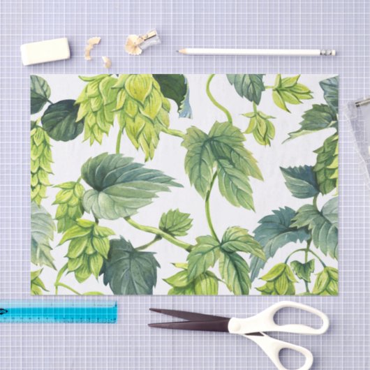 Hop, Biergunst Weefseldocument Tissuepapier (Craft)