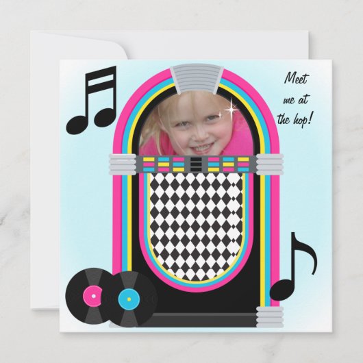 Hop Birthday Invitation Kaart (Voorkant)