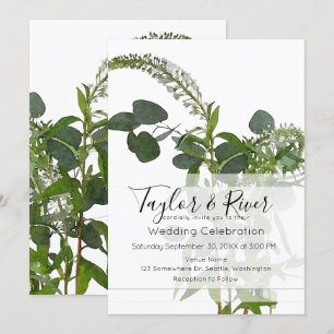 "Hop" Botanische Aquarel Met Eucalyptusbladeren Kaart