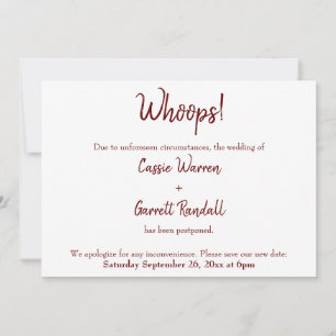 Hop! Burgundy heeft de aankondiging van het huweli