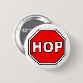HOP-Button Ronde Button 5,7 Cm (Voorkant /achterkant)