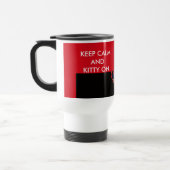 "HOP CALM AND KAT ON", RED TARTAN, CAT TEA PARTIJ REISBEKER (Links)