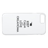  HOP CALM EN LOVE OKLAHOMA Case-Mate iPhone CASE (Achterkant (Horizontaal))
