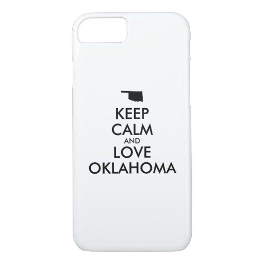  HOP CALM EN LOVE OKLAHOMA Case-Mate iPhone CASE (Achterkant)