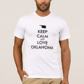 HOP CALM EN LOVE OKLAHOMA T-SHIRT (Voorkant)