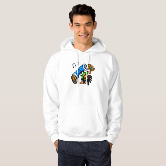 HOP-CULTUUR - BREAKDANCER HOODIE (Voorkant volledig)