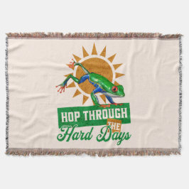 Hop door de moeilijke dagen Amazon Tree Frog Deken