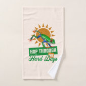 Hop door de moeilijke dagen Amazon Tree Frog Handdoek (Handdoek)