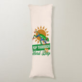 Hop door de moeilijke dagen Amazon Tree Frog Lichaamskussen (Voorkant Verticaal)