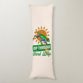 Hop door de moeilijke dagen Amazon Tree Frog Lichaamskussen