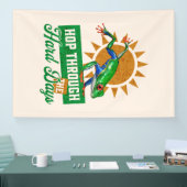 Hop door de moeilijke dagen Amazon Tree Frog Spandoek (Beurs)