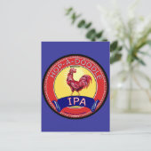 Hop een Doodle IPA Bier Briefkaart (Staand voorkant)