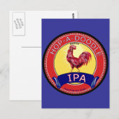 Hop een Doodle IPA Bier Briefkaart (Voorkant / Achterkant)
